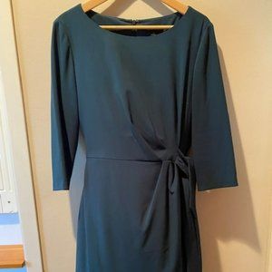 Tahari Arthur S. Levine Teal Dress